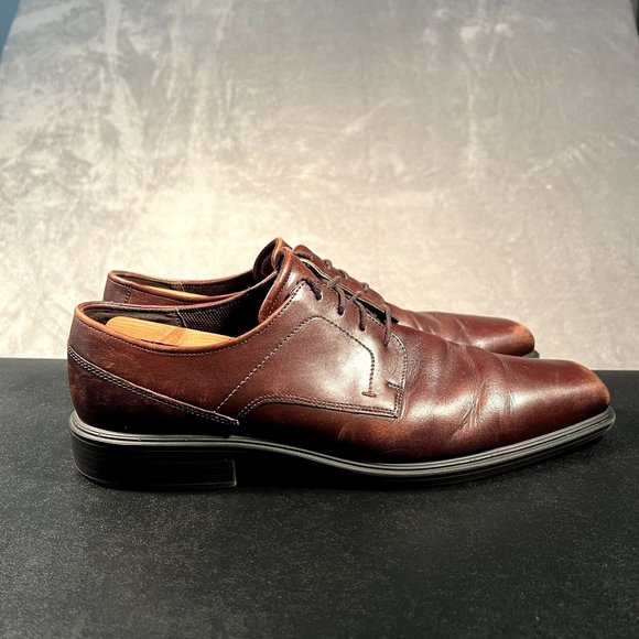 ECCO Square Toe Dress Shoes Men\'s 13 Brown Classic Dress Shoes main image 5